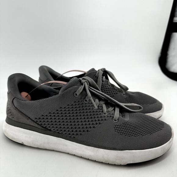 Kizik Lima Sneakers Rabbit Foam Outsoles Knit Upper Ankle Padding Gray M7 W8.5 - Picture 3 of 8